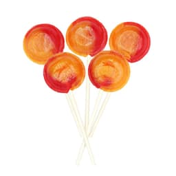 Dobsons Wrapped Peach Melba Mega Lollies Jar 1.9kg 