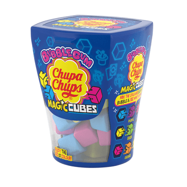 Chupa Chups Bubblegum Magic Cubes - 10 x 86g Bottles