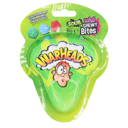 Warheads Sour Mini Chewy Bites Pack 80g 