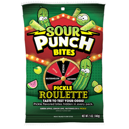 Sour Punch Pickle Roulette Bag 140g