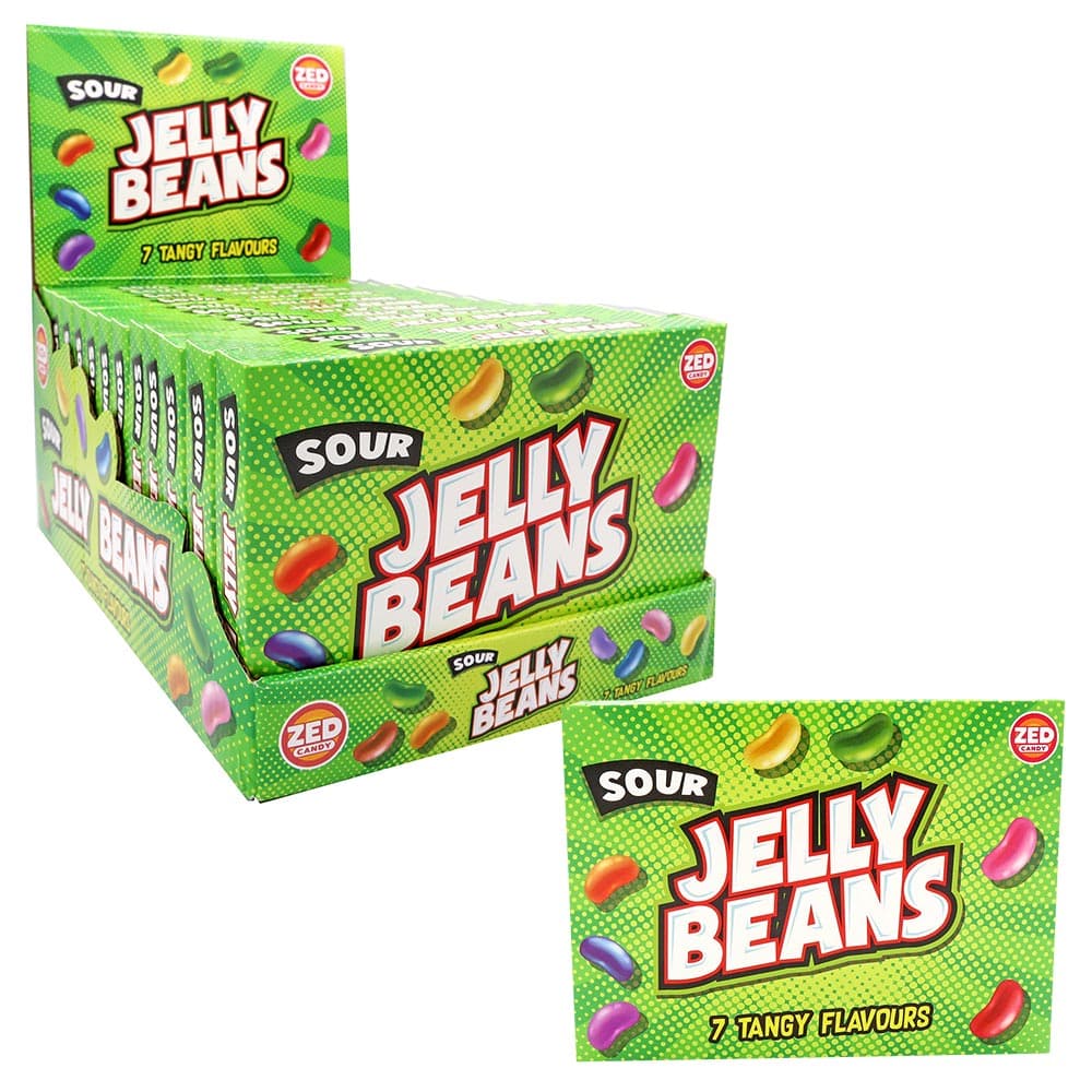 Zed Candy Sour Jelly Beans Box 120g