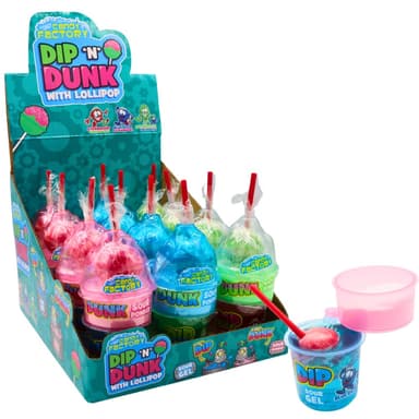 Crazy Candy Factory Dip 'n' Dunk - 12 x 68g Packs