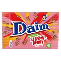 Daim Limited Edition Strawberry Flavour 3 Pack 84g 