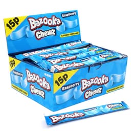 Bazooka Blue Raspberry Chew Bars 14g 15p PMP