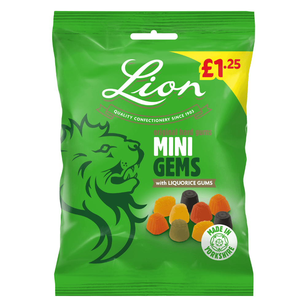 Lion Mini Gums Bag 130g £1.25 PMP