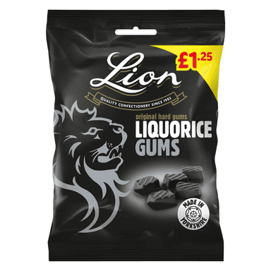 Lion Liquorice Gums - 12 x 130g Bags