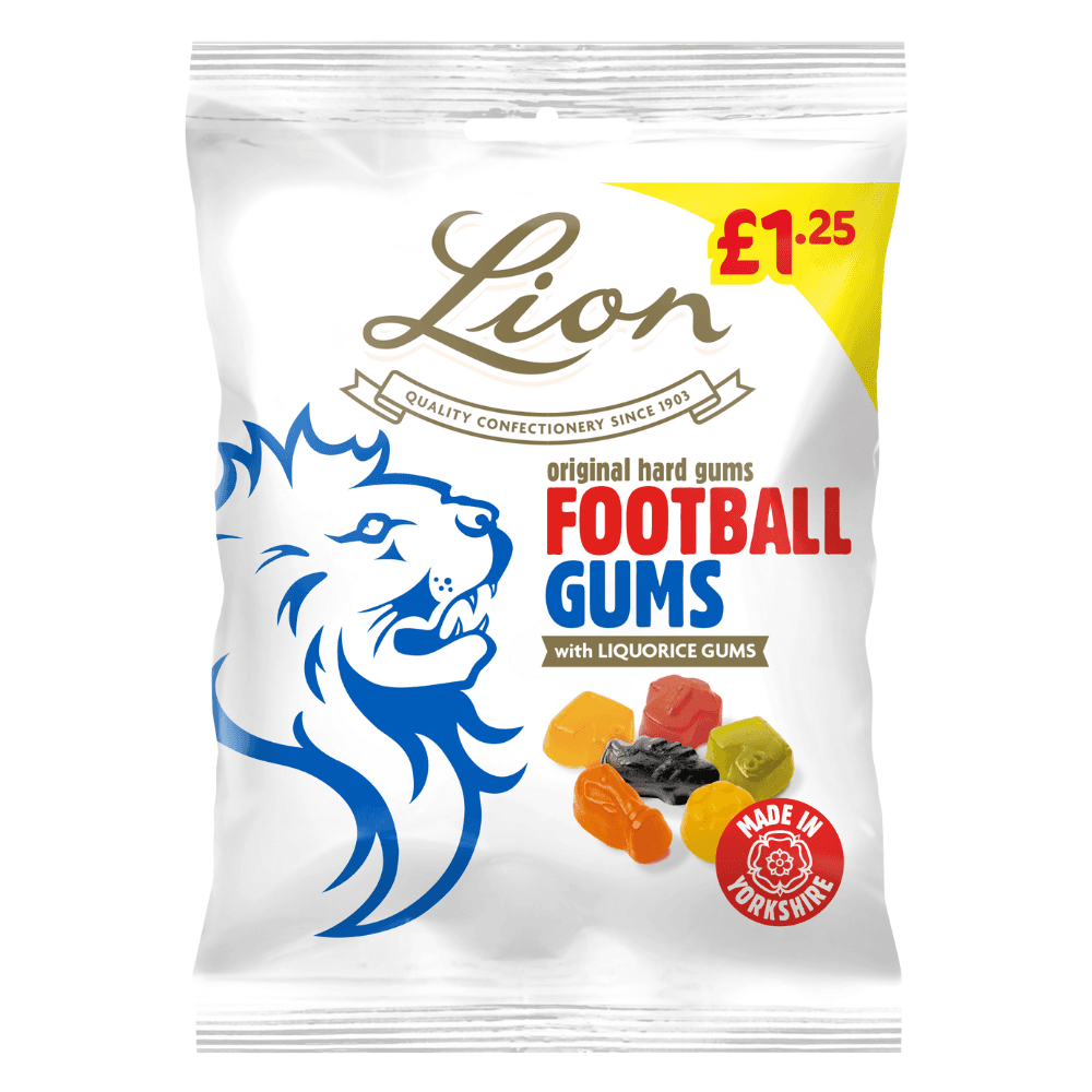 Lion Football Gums Bag 130g £1.25 PMP