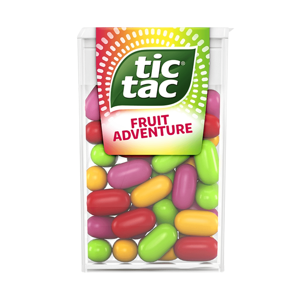 Tic Tac Fruit Adventure Mint Sweets 18g