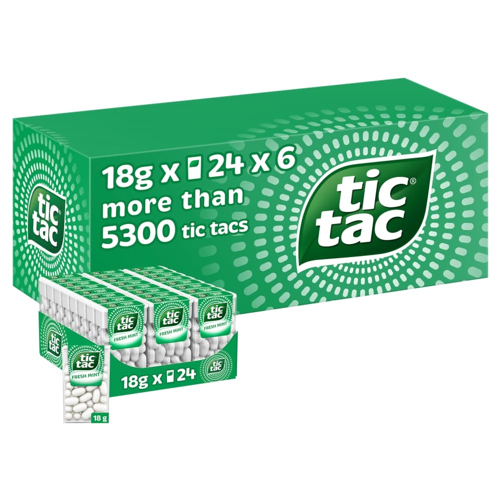 Tic Tac Fresh Mint Sweets 18g