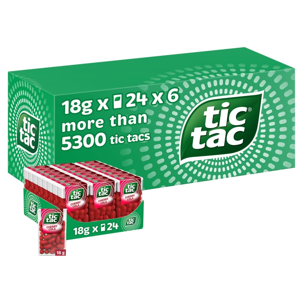 Tic Tac Cherry Cola Mint Sweets 18g