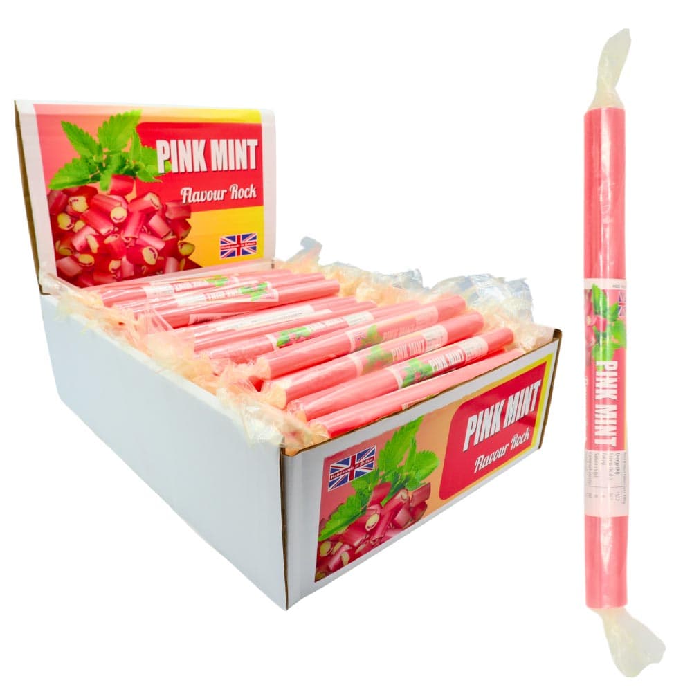 Pink Mint Flavoured Rock 25g
