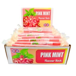 Pink Mint Flavoured Rock 25g