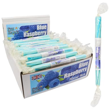 Blue Raspberry Flavoured Rock - 120 x 25g Sticks