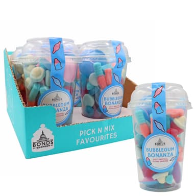 Bonds Bubblegum Bonanza - 6 x 255g Candy Cups