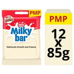 Milkybar Giant Buttons White Chocolate Sharing Bag 85g PMP Â£1.50
