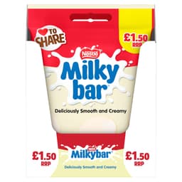 Milkybar Giant Buttons White Chocolate Sharing Bag 85g PMP Â£1.50