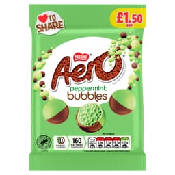 Aero Bubbles Peppermint Chocolate Sharing Bag 80g PMP £1.50