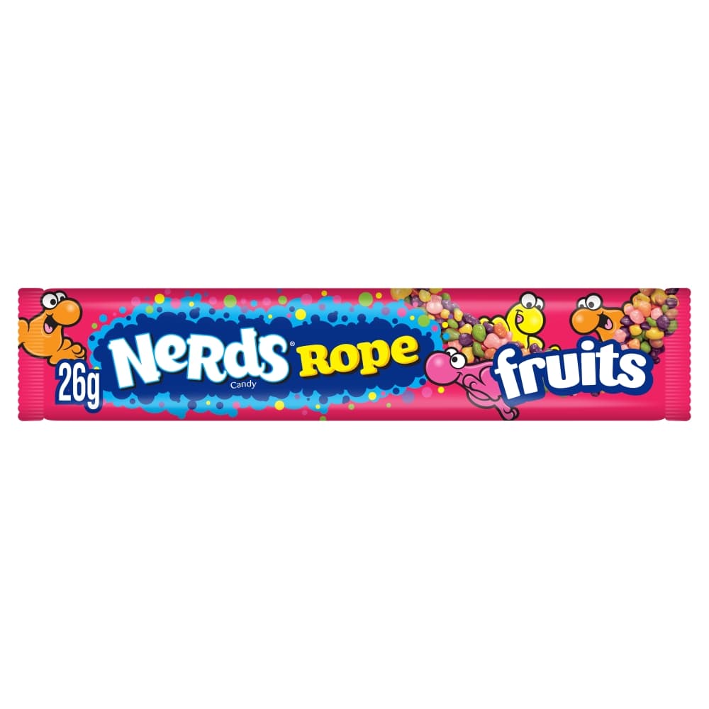 Nerds Rope Fruit Flavour Candy 26g