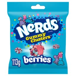 Nerds Gummy Clusters Berries Bag 113g