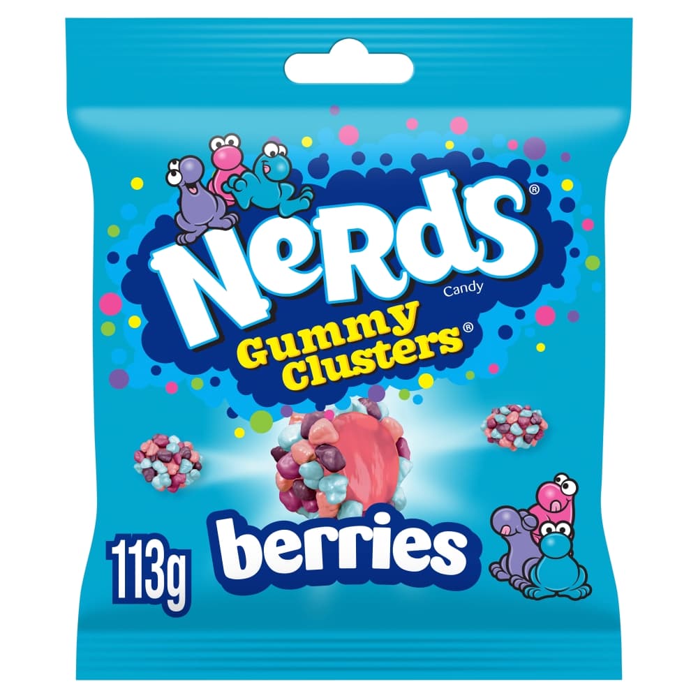 Nerds Gummy Clusters Berries Bag 113g