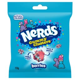 Nerds Gummy Clusters Berries Bag 113g
