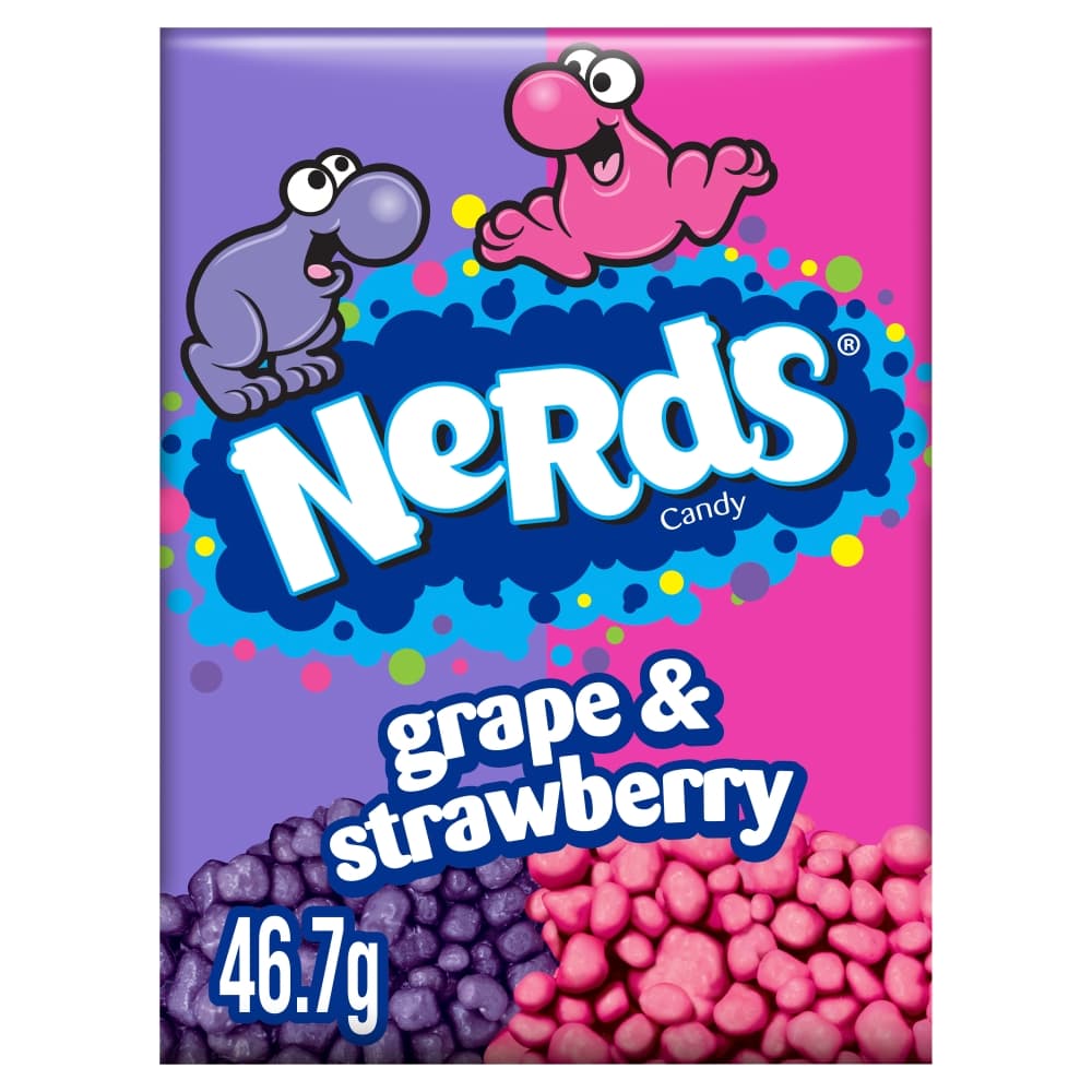 Nerds Grape & Strawberry Fruit Flavour Candy 46.7g 