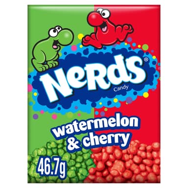 Nerds Watermelon & Cherry Fruit Flavour Candy - 36 x 46.7g Boxes