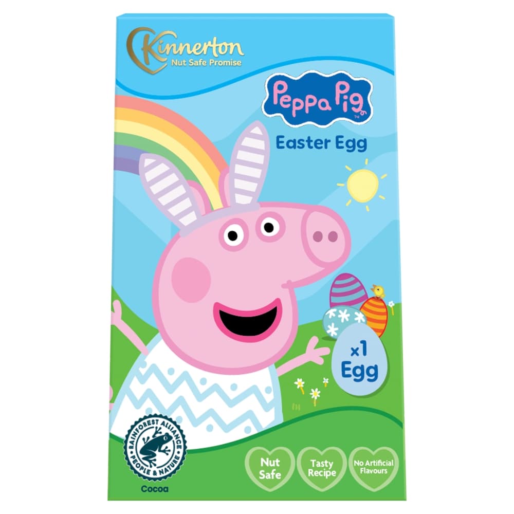 Kinnerton Peppa Pig Milk Chocolate Easter Egg 50g