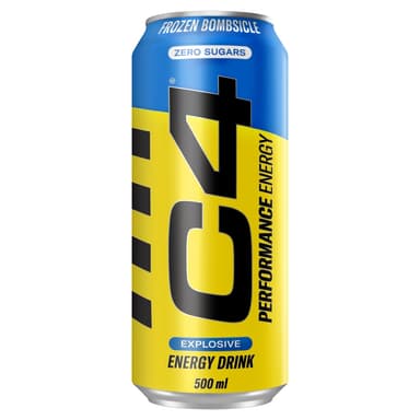 C4 Performance Energy Frozen Bombsicle Energy Drink - 12 x 500ml Cans