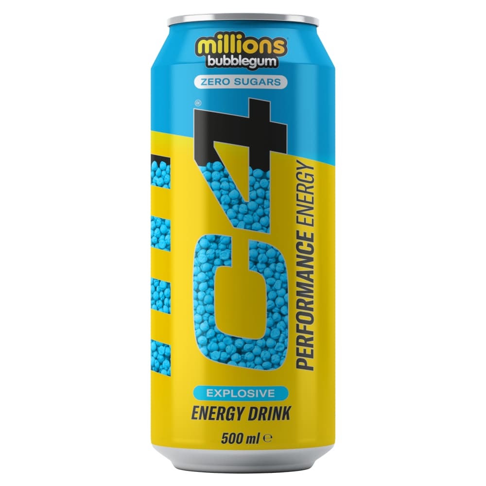  C4 Performance Energy Millions Bubblegum Energy Drink 500ml
