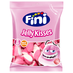 Fini Jelly Strawberry Kisses Bag 75g