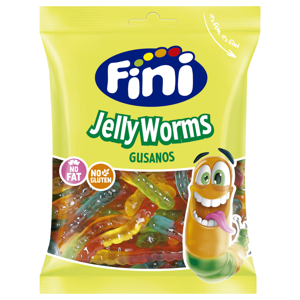 Fini Jelly Clear Worms Bag 75g