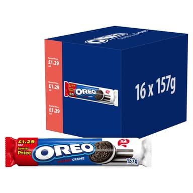 Oreo Double Creme Sandwich Biscuits - 16 x 157g Packs