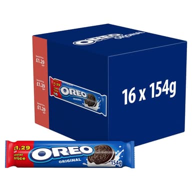 Oreo Original Sandwich Biscuits - 16 x 154g Packs