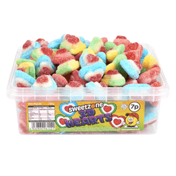 Sweetzone 3D Hearts Tub 700g 7p PMP