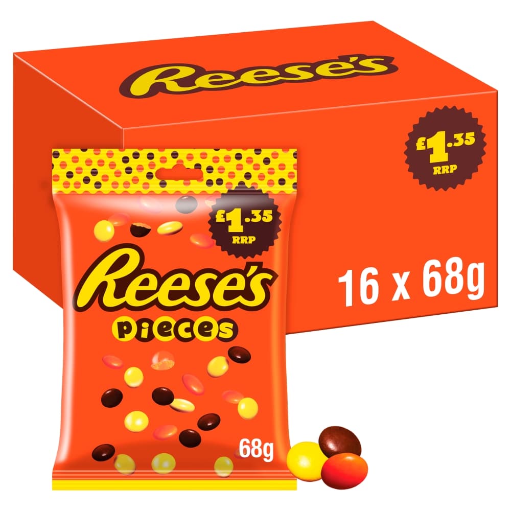 Reese's Peanut Butter Piece's Bag 68g Â£1.35 PMP