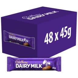 Cadbury Dairy Milk Chocolate Bar 45g 