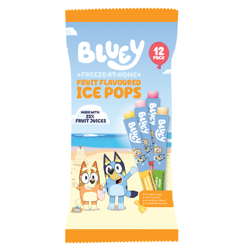 Bluey Ice Poles 12 Pack 540ml