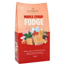 Copperpot Maple Syrup Butter Fudge Box 150g