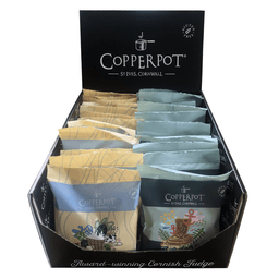 Copperpot Clotted Cream and Caramel & Sea Salt Fudge Snack Packs 50g