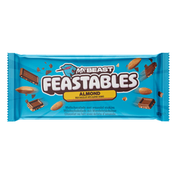 Feastables Mr Beast Almond Milk Chocolate with Almond Chunks Bar 60g