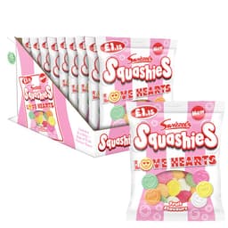 Swizzels Squashies Love Hearts Fruit Flavours 120g £1.15 PMP