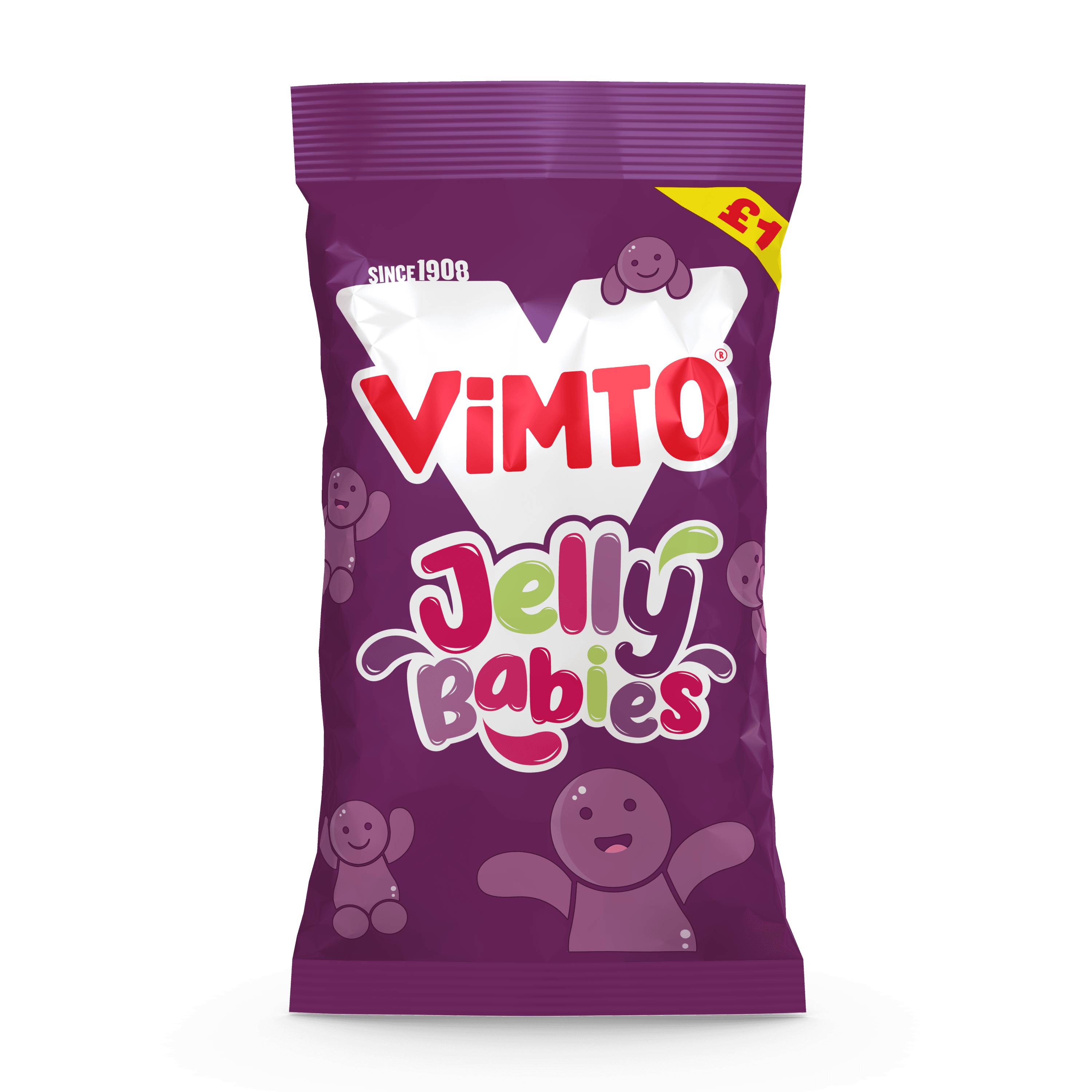 Vimto Jelly Babies Bag 140g £1 PMP