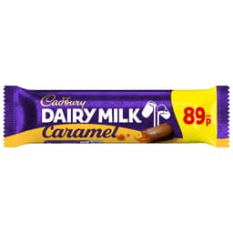Cadbury Dairy Milk Caramel Chocolate Bar 45g 89p PMP