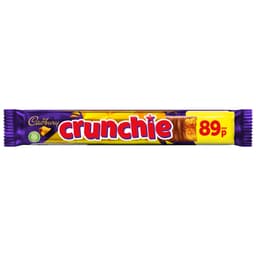 Cadbury Crunchie Chocolate Bar 40g 89p PMP