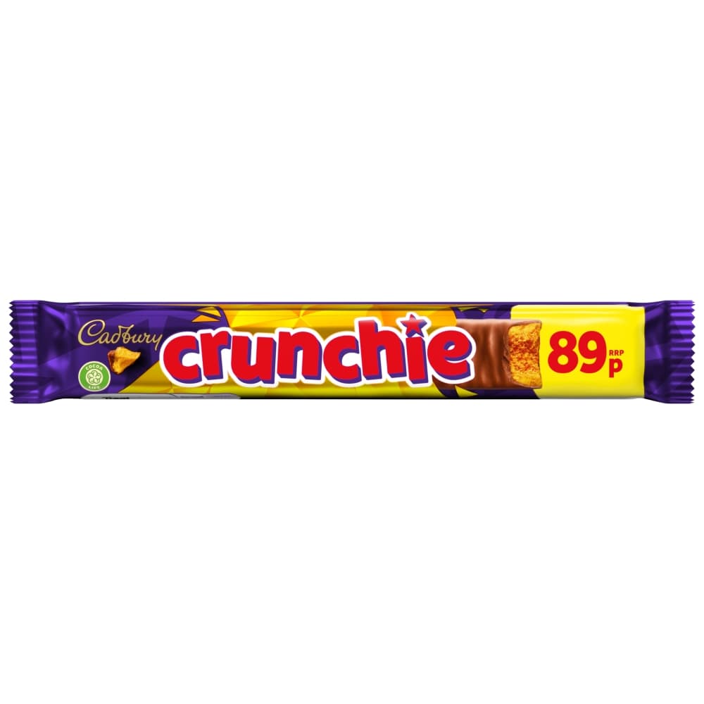 Cadbury Crunchie Chocolate Bar 40g 89p PMP