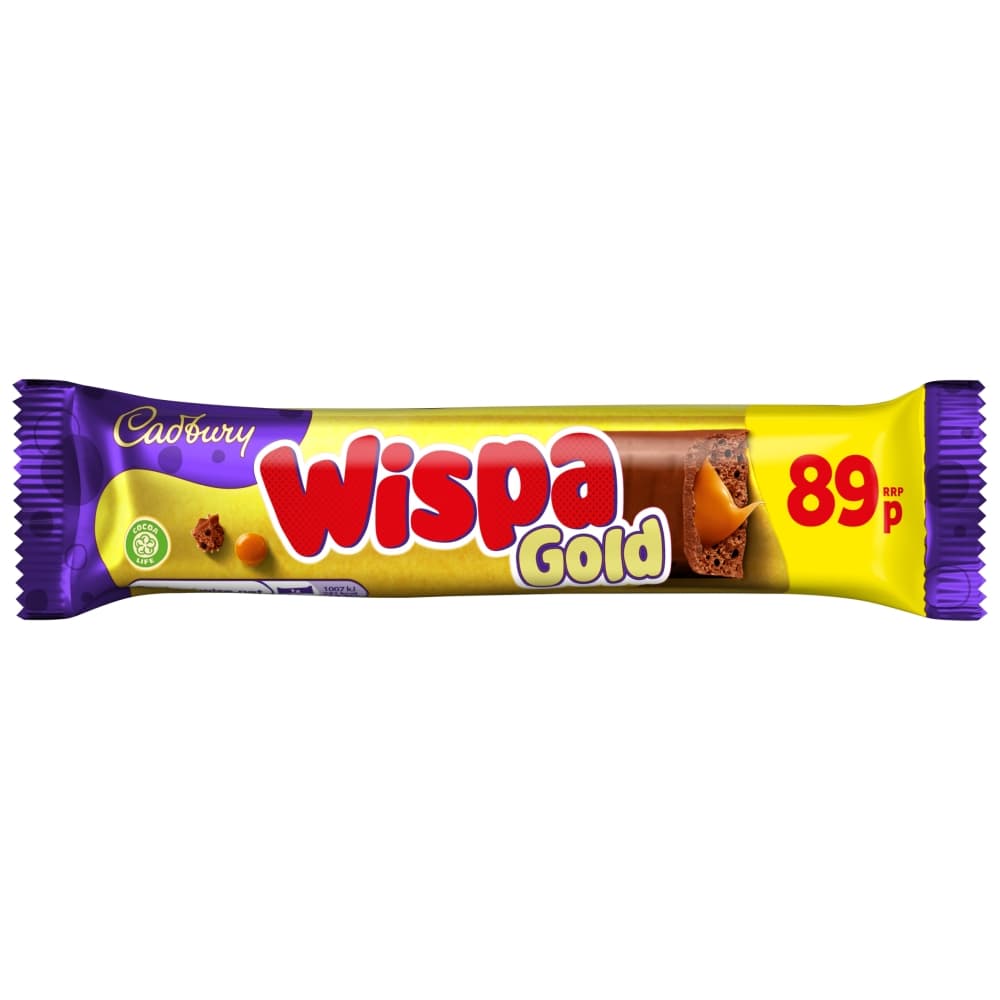 Cadbury Wispa Gold Chocolate Bar 48g 89p PMP