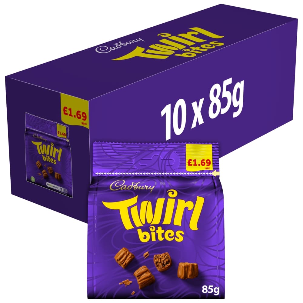Cadbury Twirl Bites Chocolate Bag 85g £1.69 PMP