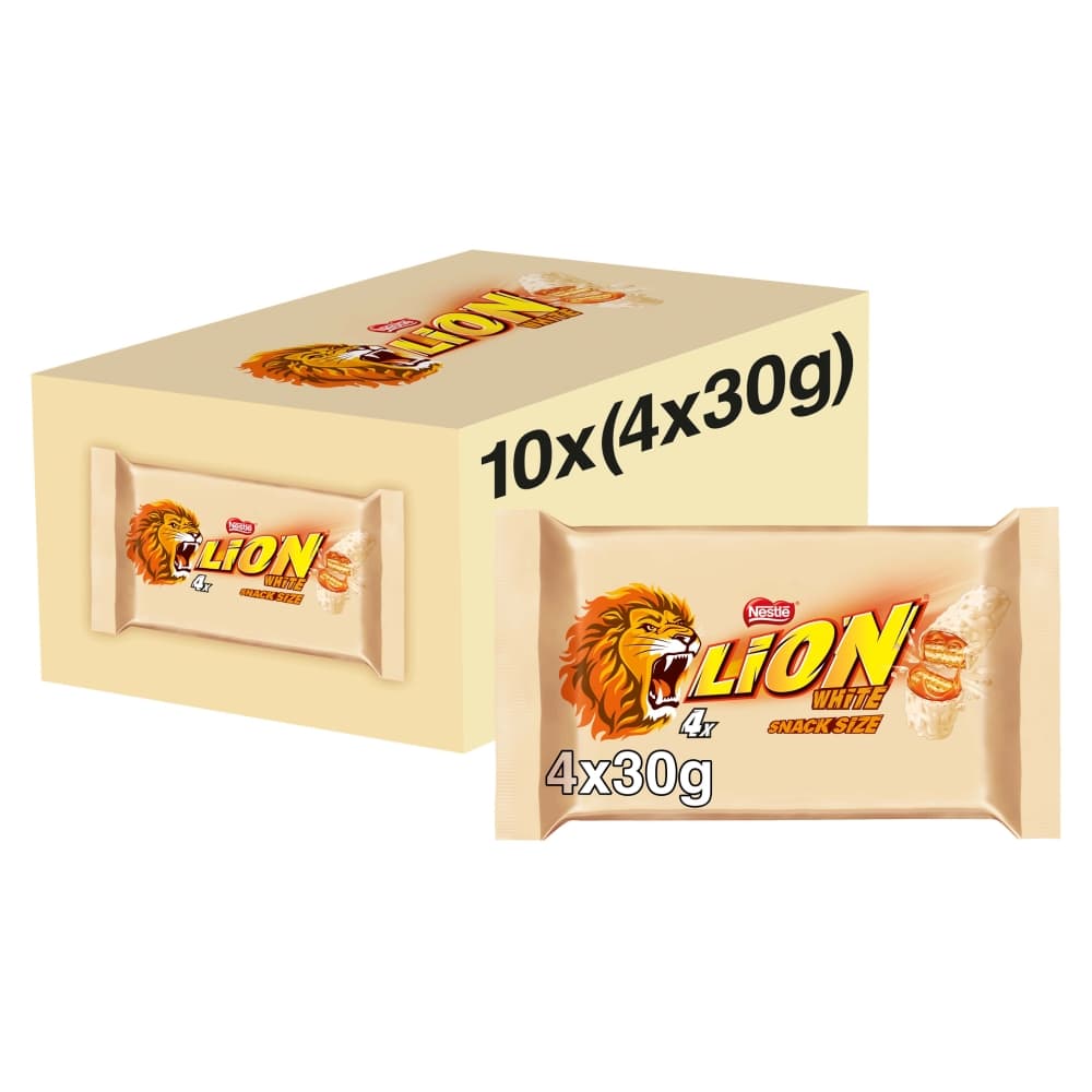 Lion White Snack Size Multipack 30g 4 Pack