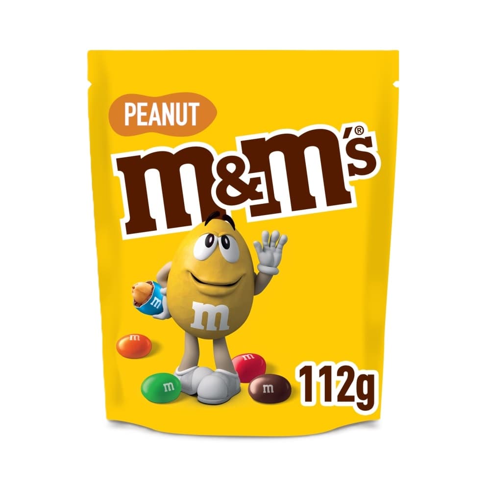 M&M's Peanut Chocolate Pouch Bag 112g